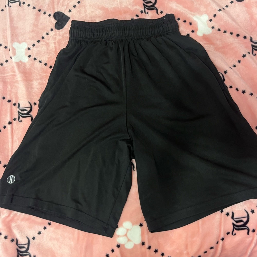 Holloway Black Athletic Shorts Lightweight Mesh